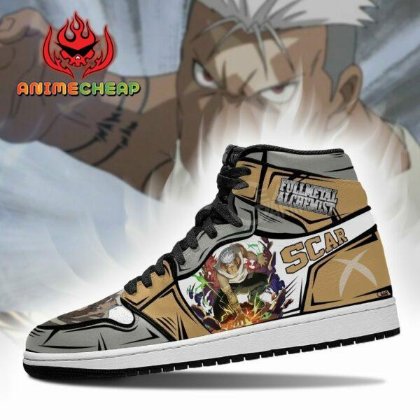 Scar Fullmetal Alchemist Shoes Anime Custom Sneakers Fan Gift 3