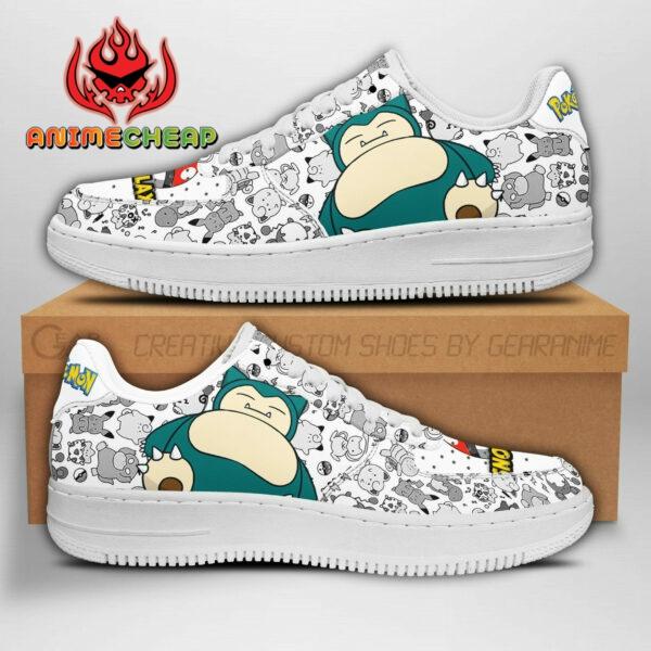 Snorlax Air Shoes Custom Anime Pokemon Sneakers 1