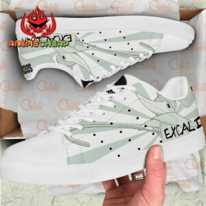 Soul Eater Excalibur Skate Shoes Custom Soul Eater Anime Sneakers 5