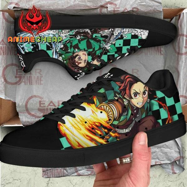 Tanjiro Sun & Water Breathing Skate Shoes Demon Slayer Anime Sneakers 2