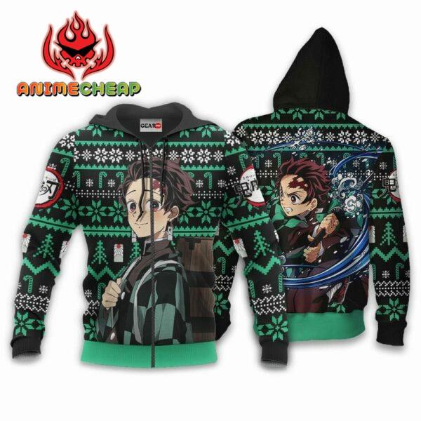 Tanjiro Sweater Custom Anime Demon Slayer XS12 2
