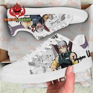 Tengen Uzui Skate Shoes Custom Demon Slayer Anime Sneakers 5