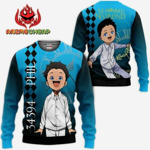 The Promised Neverland Phil Hoodie Anime Shirt Jacket 2