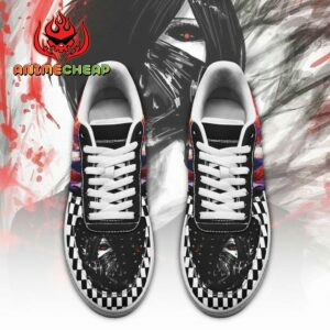 Tokyo Ghoul Touka Shoes Custom Checkerboard Sneakers Anime 4