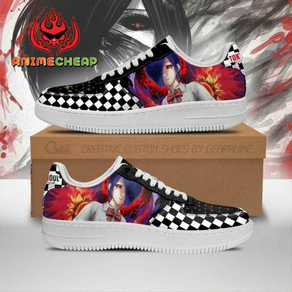 Tokyo Ghoul Touka Shoes Custom Checkerboard Sneakers Anime 1