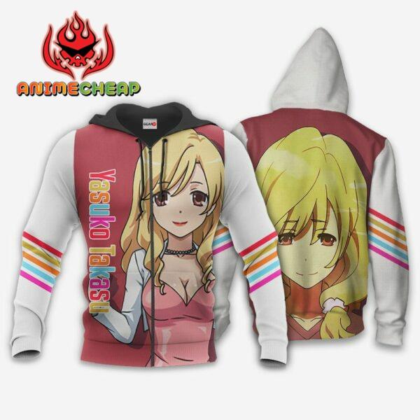 Toradora Yasuko Takasu Hoodie Shirt Anime Zip Jacket 1