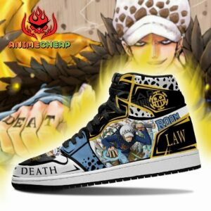 Trafalgar D. Water Law Shoes Custom Anime One Piece Sneakers 5