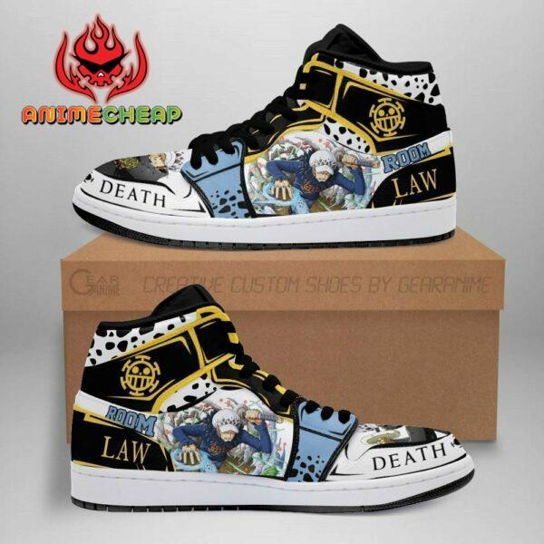 Trafalgar D. Water Law Shoes Custom Anime One Piece Sneakers 1
