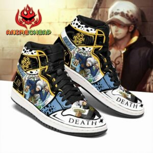 Trafalgar D. Water Law Shoes Custom Anime One Piece Sneakers 4