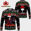 Uchiha Madara Ugly Christmas Sweater Custom Naruto Anime XS12 10