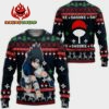 Uchiha Sasuke Christmas Sweater Custom Naruto Anime XS12 10