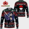 Uchiha Sasuke Ugly Christmas Sweater Custom Naruto Anime XS12 11