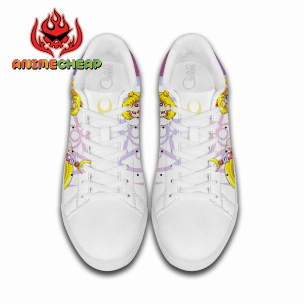 Usagi Tsukino Sailor Skate Shoes Custom Sailor Anime Sneakers 4