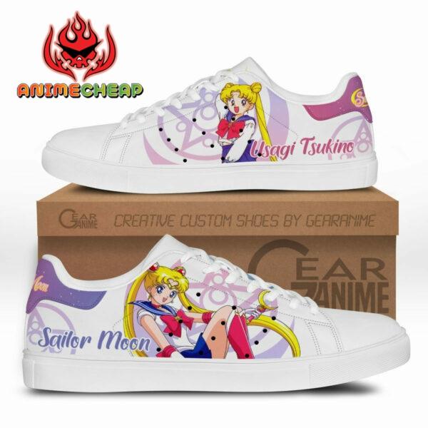 Usagi Tsukino Sailor Skate Shoes Custom Sailor Anime Sneakers 1