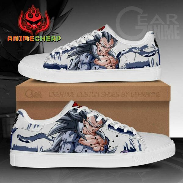 Vegeta SSJ 5 Skate Shoes Custom Dragon Ball Anime Sneakers 1