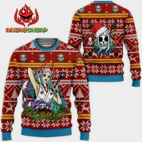 Yamato Ugly Christmas Sweater Custom One Piece Anime XS12 1