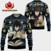 Yuno Ugly Christmas Sweater Custom Anime Black Clover XS12 10
