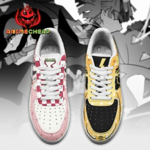 Zenitsu and Nezuko Air Shoes Custom Anime Demon Slayer Sneakers 7