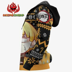 Zenitsu Ugly Christmas Sweater Custom Anime Kimetsu XS12 For Fan 9