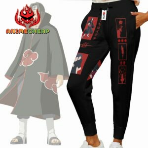 Akatsuki Itachi Jogger Pants Custom Anime NRT Sweatpants 5