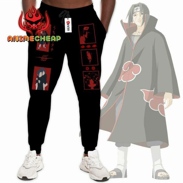 Akatsuki Itachi Jogger Pants Custom Anime NRT Sweatpants 1