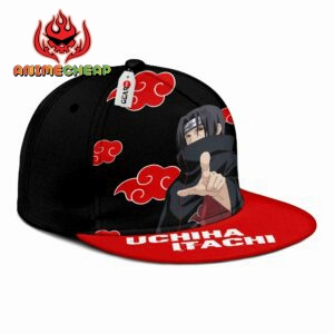 Akatsuki Itachi Snapback Hat Custom NRT Anime Hat 6