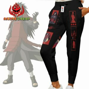 Akatsuki Madara Jogger Pants Custom Anime Sweatpants 5