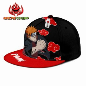 Akatsuki Pain Snapback Hat Custom NRT Anime Hat 5