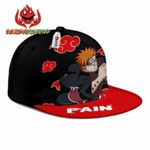 Akatsuki Pain Snapback Hat Custom NRT Anime Hat 6
