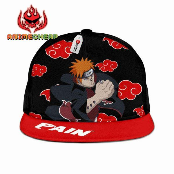 Akatsuki Pain Snapback Hat Custom NRT Anime Hat 1