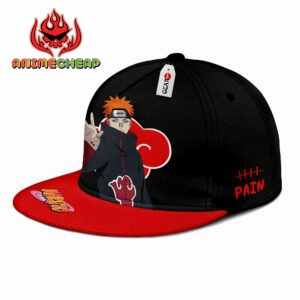 Akatsuki Pain Snapback Hat Custom Seal NRT Anime Hat 5