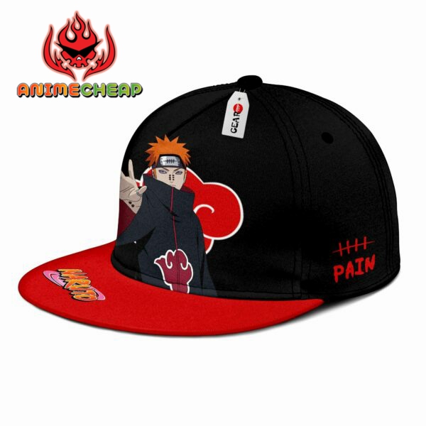 Akatsuki Pain Snapback Hat Custom Seal NRT Anime Hat 2