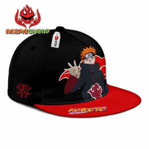 Akatsuki Pain Snapback Hat Custom Seal NRT Anime Hat 6