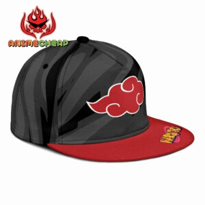 Akatsuki Symbol Snapback Hat Custom Anime Hat For Otaku 6