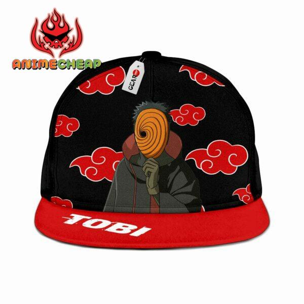 Akatsuki Tobi Snapback Hat Custom NRT Anime Hat 1
