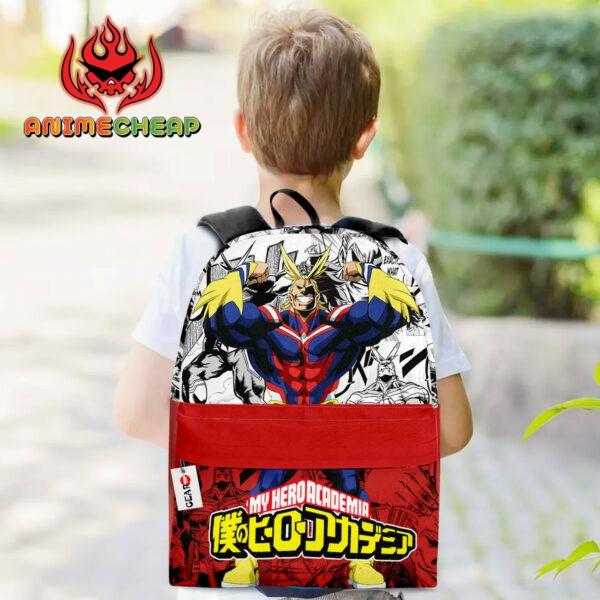 All Might Backpack Custom My Hero Academia Anime Bag Manga Style 3