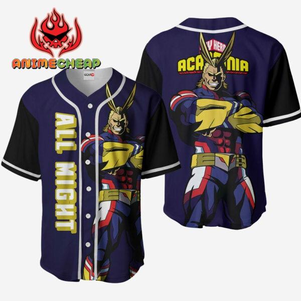 All Might Jersey Shirt Custom My Hero Academia Anime Merch Clothes 1
