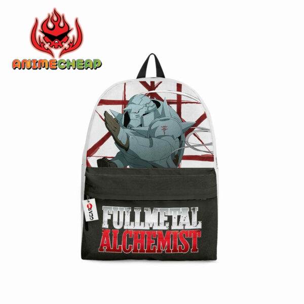 Alphonse Elric Backpack Custom Anime Fullmetal Alchemist Bag for Otaku 1