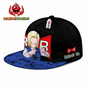 Android 18 Cap Hat Custom Anime Dragon Ball Snapback 5