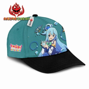 Aqua Baseball Cap KonoSuba Custom Anime Hat for Otaku 5