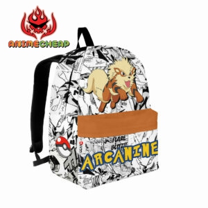 Arcanine Backpack Pokemon Custom Anime Bag Mix Manga 4
