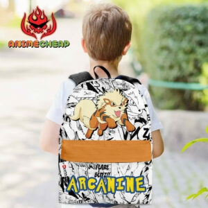 Arcanine Backpack Pokemon Custom Anime Bag Mix Manga 5