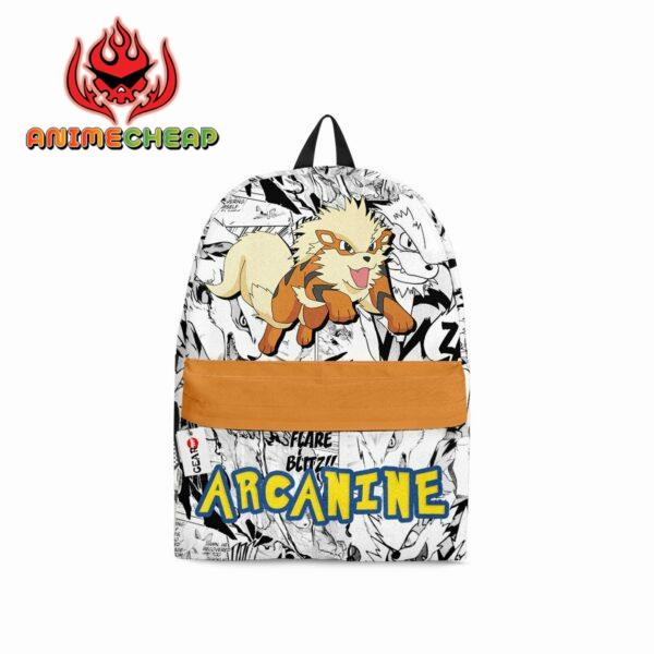 Arcanine Backpack Pokemon Custom Anime Bag Mix Manga 1
