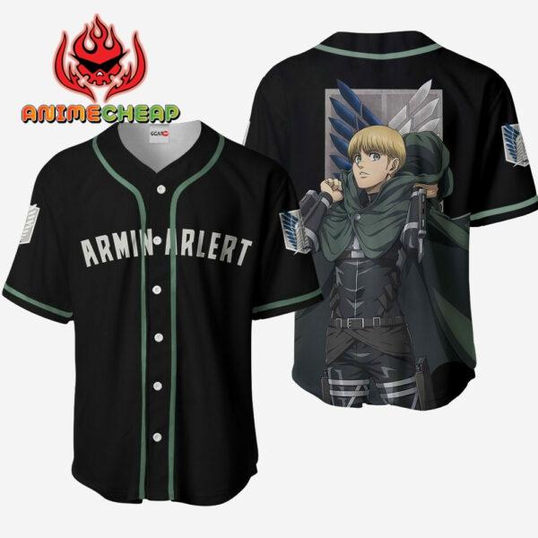 Armin Arlert Jersey Shirt Custom Attack On Titan Final Anime Merch Clothes 1