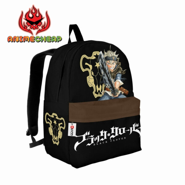 Asta Backpack Custom Black Clover Anime Bag for Otaku 2