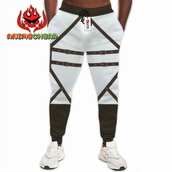 Attack On Titan Joggers Custom Anime Cosplay Sweatpants White Style 1