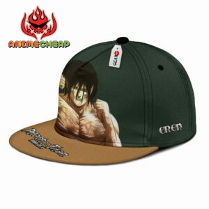 Attack Titan Snapback Hat Custom Attack On Titan Anime Hat 5