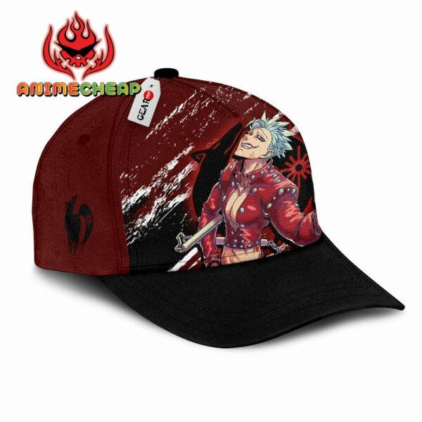 Ban Baseball Cap Seven Deadly Sins Custom Anime Hat for Otaku 2