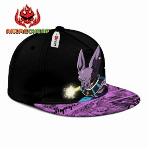 Beerus Cap Hat Custom Anime Dragon Ball Snapback 6