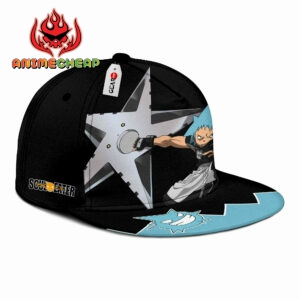Black Star Snapback Hat Custom Soul Eater Anime Hat for Otaku 5